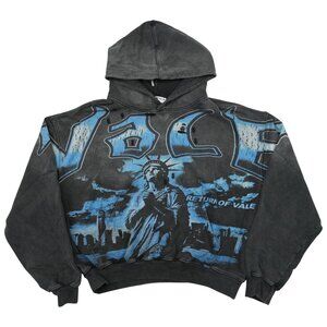 Vale Forever Return of Vale Statue of Liberty Hoodie Sweatshirt Vintage Black
